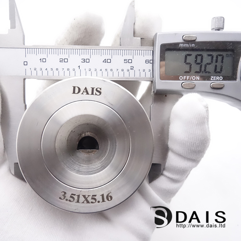 3.51x5.16mm shaped PCD die