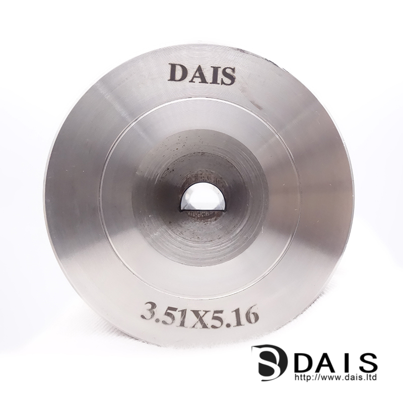3.51x5.16mm shaped PCD die